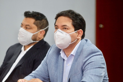 El candidato correísta dio una entrevista radial la mañana de este 18 de noviembre de 2020.