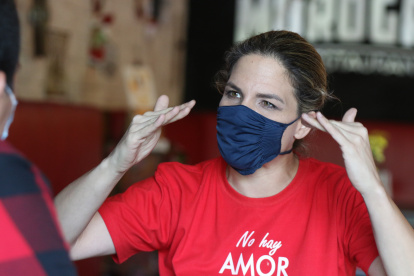 Figura. Ferrero durante la entrevista con EXPRESO.