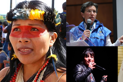 La lista también la conforman otras personalidades conocidas, como la alcaldesa de Bogotá, Claudia López.