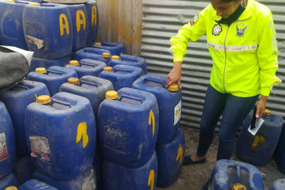 Hecho. 11.300 galones de combustibles fueron incautados.