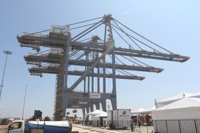 Llegada de las grúas para DP World Posorja 

26 DE ABRIL  DEL 2019 GUAYAQUIL-ECUADOR