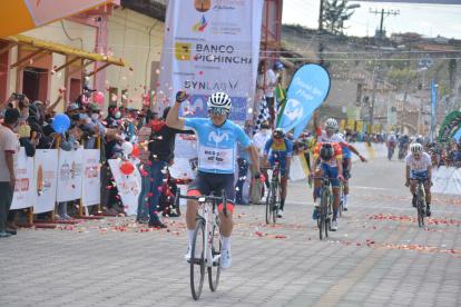 Byron Guamá ganó la tercera jornada de la Vuelta al Ecuador, que se realizó entre Machachi y Olmedo.
