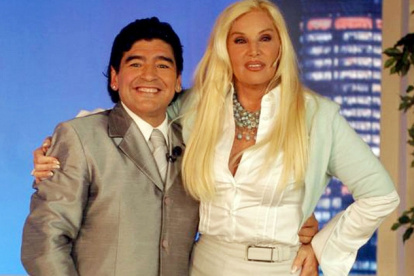 Maradona y Susana Giménez.