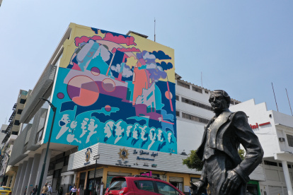 Arte. Este es uno de los murales inaugurados este jueves.