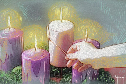 Hoy, que arrancamos la época de Adviento, esos 4 domingos previos a la celebración de Navidad, todo es diferente.