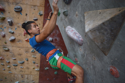 Álex Vivas, quien ha logrado cetros para Manabí en escalada deportiva, quiere dar el golpe de autoridad en un Mundial.