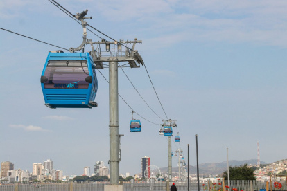 Aerovía La inauguración del sistema aerosuspendido está prevista para diciembre.