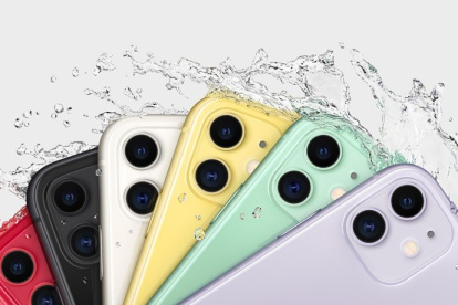 IPhone 11 y anuncio de resistencia al agua.