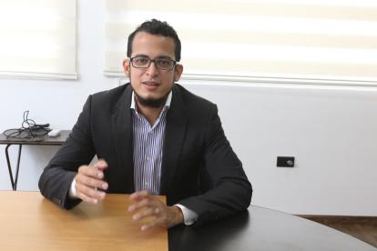 El director ejecutivo de Alfe, Miguel Palacios, en una entrevista con EXPRESO.