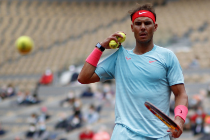 Intermitencia. Rafa cerró la temporada la  semana pasada con su eliminación de las semifinales del ATP Finals, título que le sigue siendo esquivo.