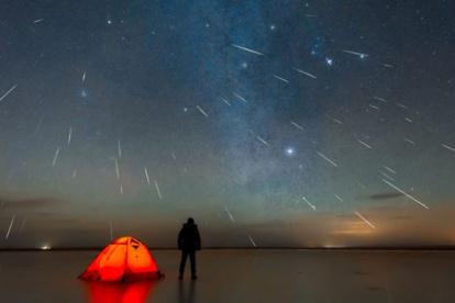 Las geminidas constituyen la última lluvia de estrellas del año.