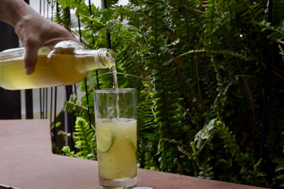 Kombucha es una creación del emprendimiento "Con Amor" y nació de modo casero.