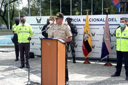 Anuncio. Alain Luna, comandante de la Policía del Distrito Metropolitano de Quito.