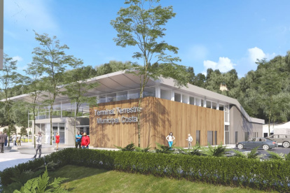 Esta mañana se socializó la obra de la terminal en vía a la costa.