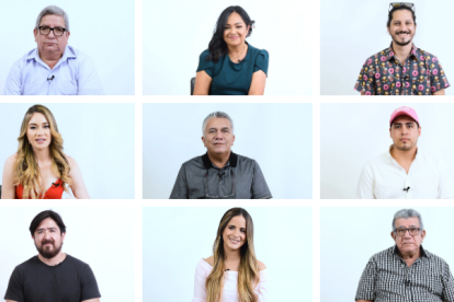 Desde la virreina de Guayaquil y un youtuber, hasta el profesor de piano más querido de la ciudad, fueron parte de este video.