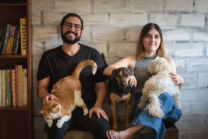 Charvel Chadraui y Paula Cevallos son vegetarionos desde hace más de tres años.