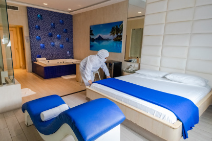 Instalaciones del motel Royalton.