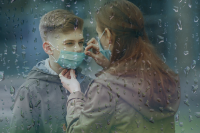 Una mascarilla mojada no asegura protección.