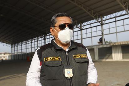 Jaime Dávalos, comandante y director del cuerpo de agentes del control Metropolitano.