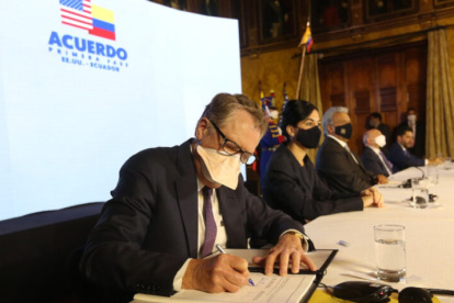 El documento suscrito por Ecuador la semana pasada incluye temas como mejorar trámites, apoyo a las pymes y lucha anticorrupción.