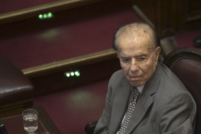 Menem está internado desde el 15 de diciembre.