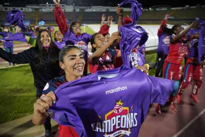 Madelin Riera fue una de las figuras de las Guerreras de El Nacional. La delantera, de 31 años, fue la goleadora de la Superliga femenina y además fue designada como la mejor jugadora de las finales.