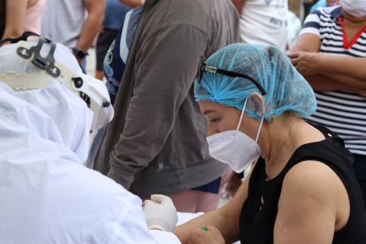 Los controles de coronavirus que se realizan en los barrios de Guayaquil de parte del Municipio de Guayaquil y del Ministerio de Salud.