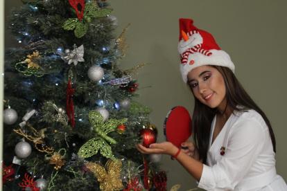 El deseo navideño de Mylena es que la pandemia quede atrás y no siga cobrando víctimas en ninguna parte del mundo.