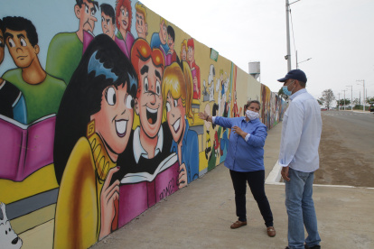 AVENIDA BELIZARIO TORRES LA CALLE DE LOS MURALES COMIC EN SAMBORONDON 

PERIODISTA : JOSE PIZZA 

FECHA : 08/11/2020 

Agencia (ag-extra)