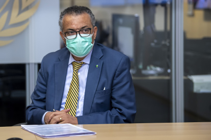 El director general de la Organización Mundial de la Salud (OMS), Tedros Adhanom Ghebreyesus, subrayóque la politización de la pandemia.