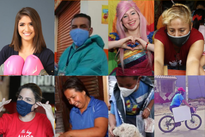 Estas personalidades le hicieron frente a un agobiante 2020.