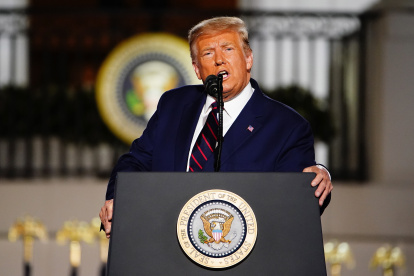 El presidente saliente de Estados Unidos, Donald Trump, sería uno de los más admirados por los ciudadanos.