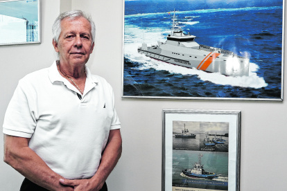 Thomas Hollihan, representante de la multinacional Damen, en Ecuador.