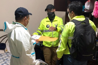 Diligencia. En junio la Fiscalía allanó las oficinas de la Epmaps de Quito.