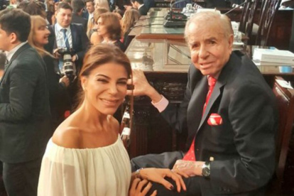 Carlos y Zulemita Menem.