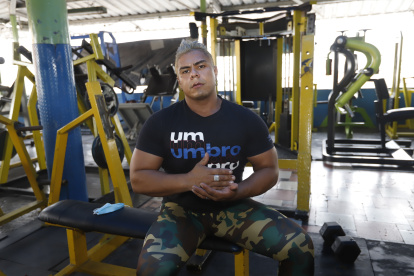 Figura. Jorge Ruiz durante la entrevista con EXPRESO.