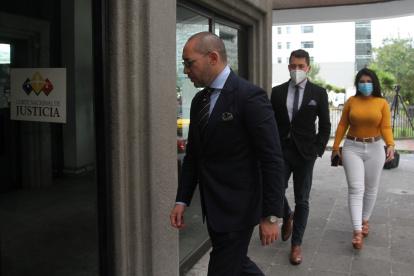 Diligencia. Jorge Luis Ortega asistió el lunes al anuncio de la condena para el exsecretario del Agua Wálter Solís.