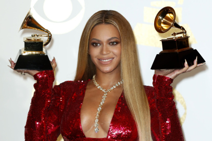 Los Angeles (Un
at the Staples Center in Los Angeles, Califo
uary 2021). The 63rd Grammy Awards were about to be broadcasted on 31 January 2021, but has been postponed due to the coronavirus pandemic to 14 March 2021. Beyonce was nominated for nine awards at the 63rd Grammy Awards, making her the most-nominated female artist in Grammy history with a total of 79 in her career. (Estados Unidos) EFE/EPA/MIKE NELSON *** Local Caption *** 56518900 Grammy Awards postponed until March