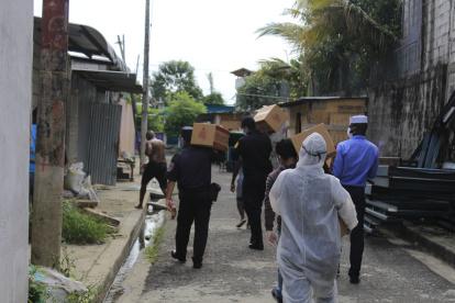 En los meses más críticos de la pandemia de COVID-19, el equipo de Diakonía acudió a los sectores más vulnerables.
