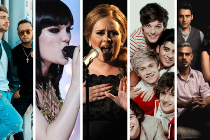 Cinco de los artistas que están de aniversario en 2021 con sus más grandes éxitos.