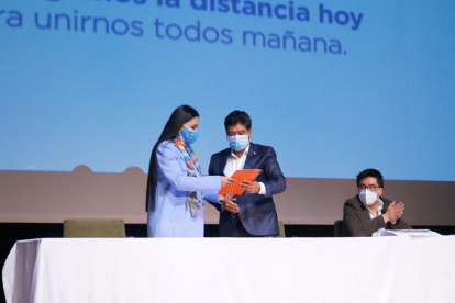 El CNE entregó al Municipio de Quito el protocolo de bioseguridad que debe ser aplicado a la campaña electoral que inicio el 31 de diciembre pasado.