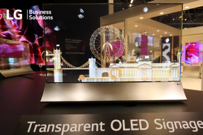 LG Display sigue siendo el único fabricante de OLED transparente del mundo.