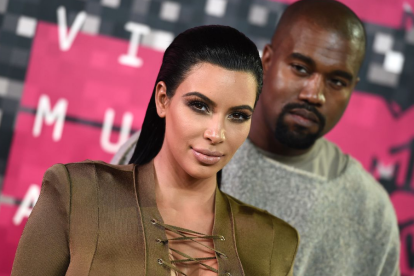 Kim y su esposo Kanye