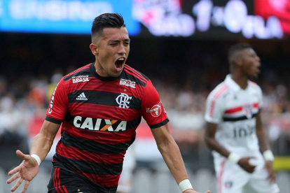 Fernando Uribe, atacante colombiano que interesa al conjunto amarillo.