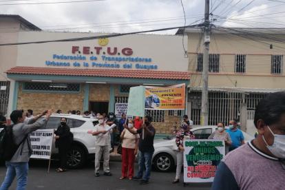 Este 11 de enero hubo una protesta en Guayaquil.