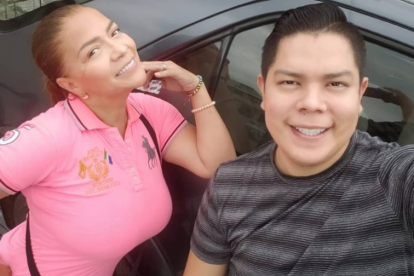 Tábata y Christian.