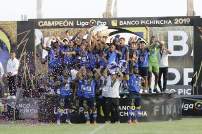 Delfín venció a Liga de Quito en la final de la temporada 2019.