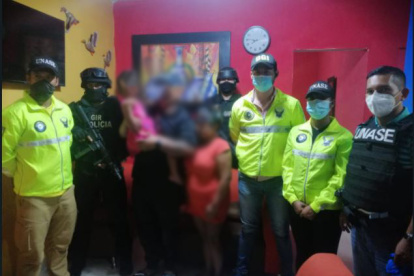 Hecho. La policía realizó elr escate