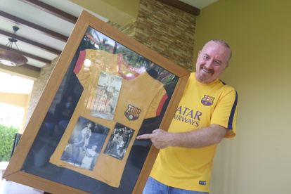 Guido Chiriboga habló de sus recuerdos como "mascota" de Barcelona.