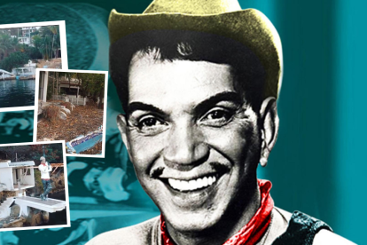 Imágenes de la mansión abandonada.